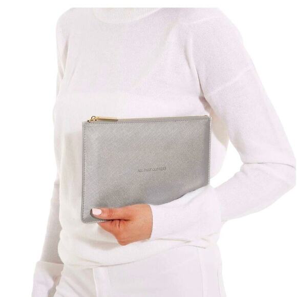 KATIE LOXTON LONDON "All that glitters" perfect clutch pouch bag - Picture 2 of 10